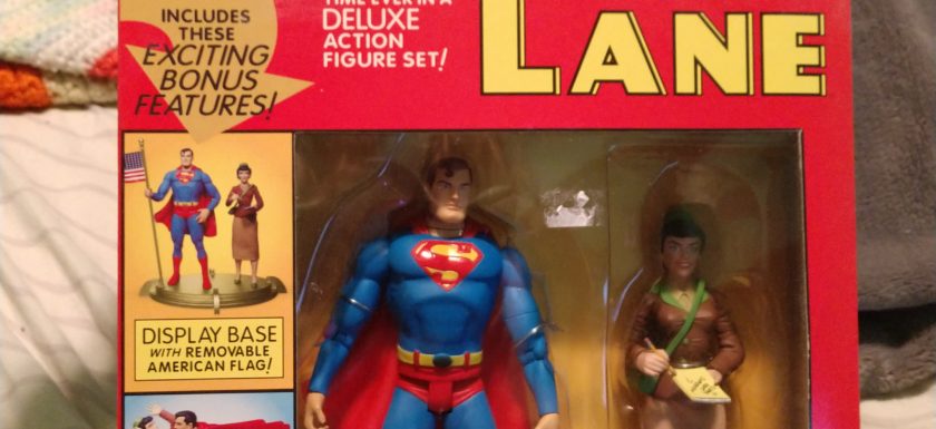 Superman and Lois Lane action figures